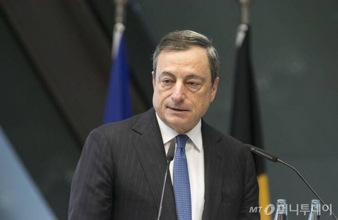 마리오 드라기 유럽중앙은행(ECB) 총재. /AFPBBNews=뉴스1