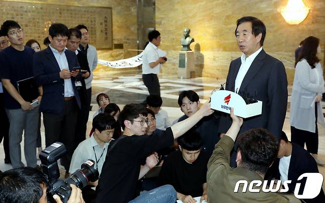 김성태 자유한국당 대표 권한대행. 뉴스1 © News1 박정호 기자