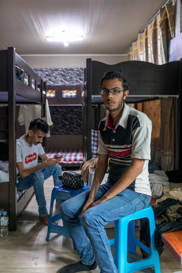예멘 난민 요셉(오른쪽).    박승화 기자