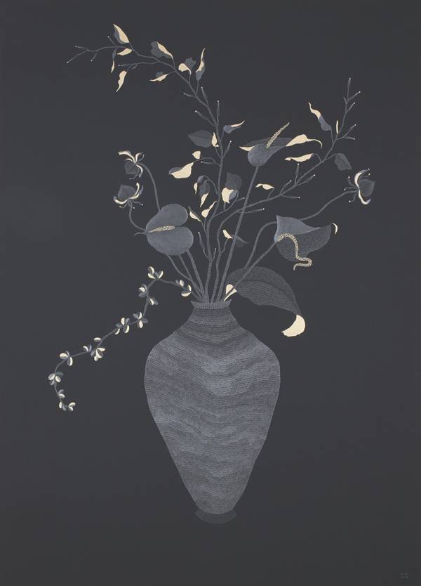 차영석 `우아한 노력`(108.5 x 78.5cm)