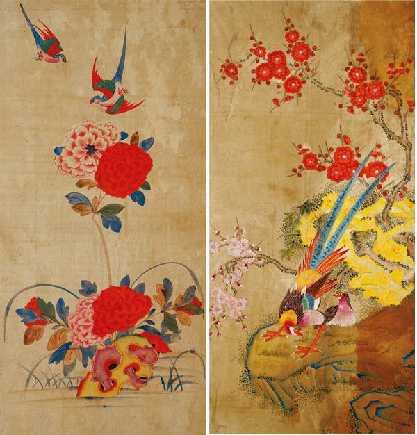 19세기 조선민화 `화조도`