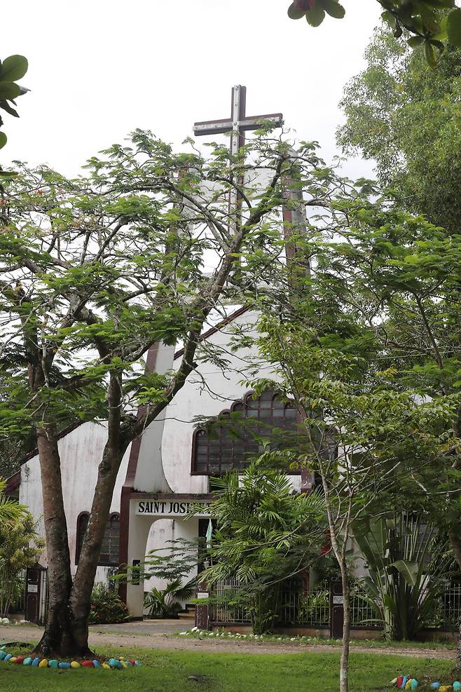 팔라완 이와힉 개방형 교도소 내 종교시설. 변선구 기자