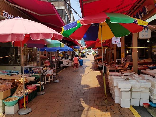 강남구 논현동 A시장.2018.07.16.© News1이승환 기자