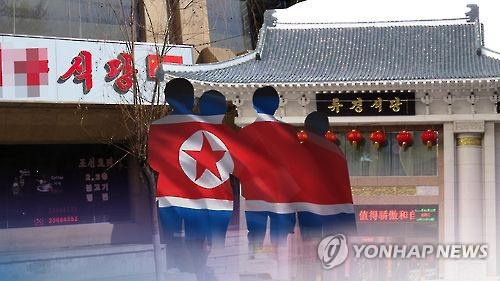 北 해외식당 종업원 13명 집단탈북…국내 입국(CG) [연합뉴스TV 제공]