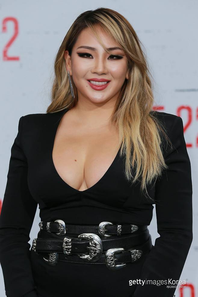 씨엘이 9일(현지시간) 미국 캘리포니아 웨스트 빌리지 씨어터에서 열린 ‘마일 22’ 프리미어 시사회에 참석해 포즈를 취하고 있다.게티이미지뱅크