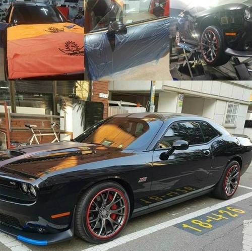 황민이 구입한 것으로 알려진 사고 차량 '크라이슬러 닷지 챌린지 SRT 헬켓'