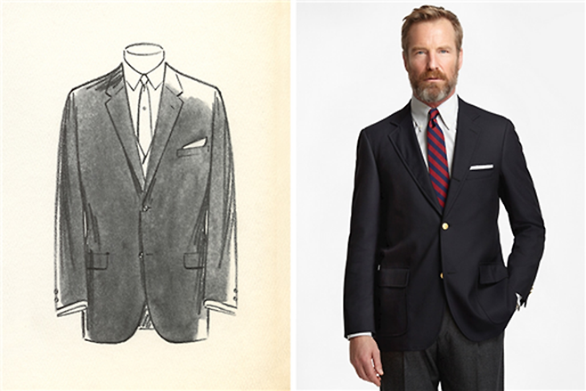 브룩스 브라더스의 `넘버 원 색 수트` /출처=브룩스브라더스 홈페이지