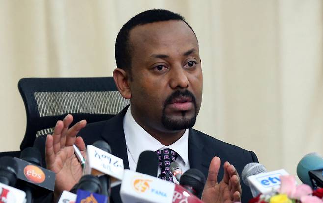 아비 아흐메드 에티오피아 총리. 로이터연합뉴스