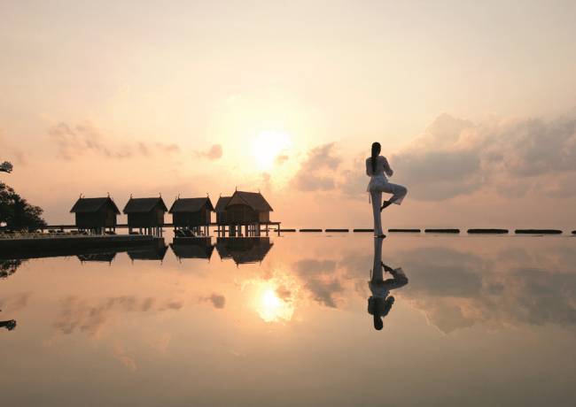 콘스탄스의 몰디브 무푸쉬 아침 웰빙프로그램