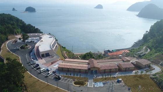 한려해상생태탐방원 전경.