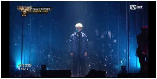 수퍼비. /지난 2일 방영된 Mnet ‘쇼미7’ 방송화면 캡처.