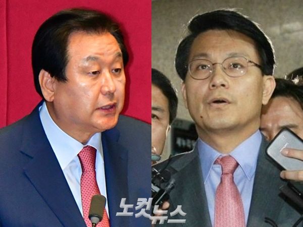 김무성 의원과 윤상현 의원 (사진=노컷뉴스 자료사진)