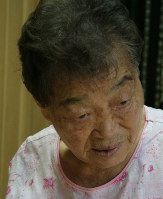 근로정신대 피해자 김성주(89) 할머니.