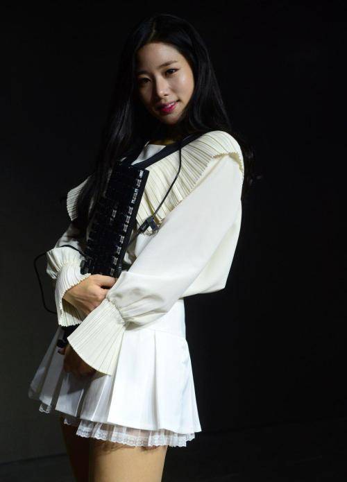 액토즈 아레나에서 세계일보와 인터뷰를 진행 중인 ‘베리굿’ 조현. 김경호 기자