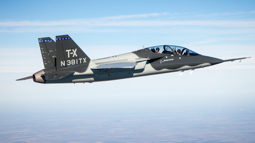 미 보잉이 개발한 BTX 훈련기. 미 공군에 이어 해외수출 가능성도 제기된다.