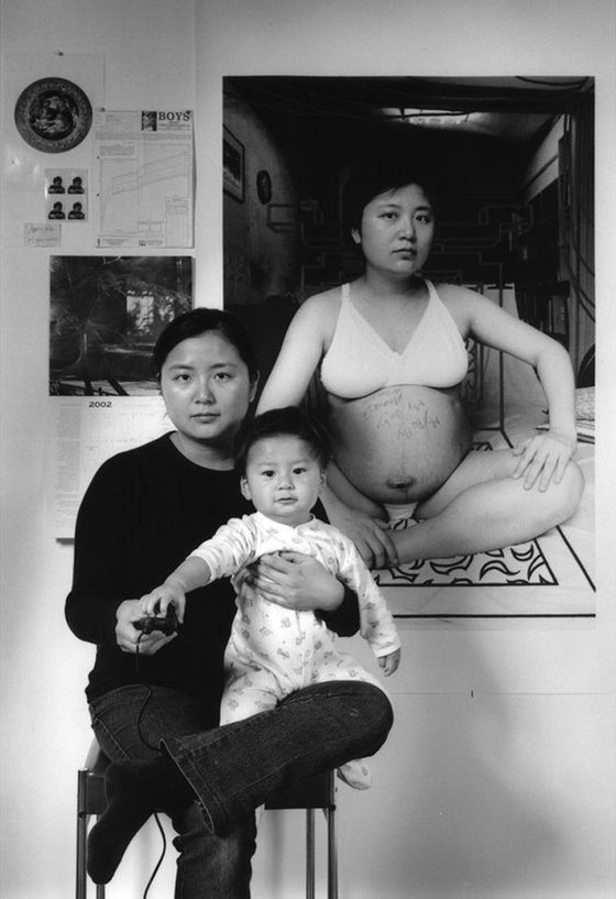 대만 사진가 애니 왕의 창조하는 어머니 시리즈. [사진 애니 왕]