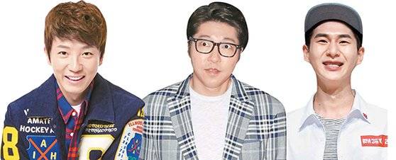 도티, 대도서관, 밴쯔(왼쪽부터).