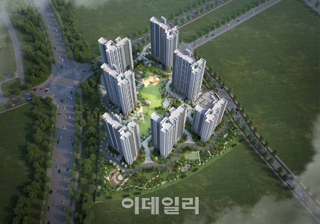 운정신도시 파크 푸르지오 조감도.