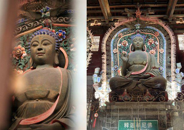 교루전의 석가모니 부처상.