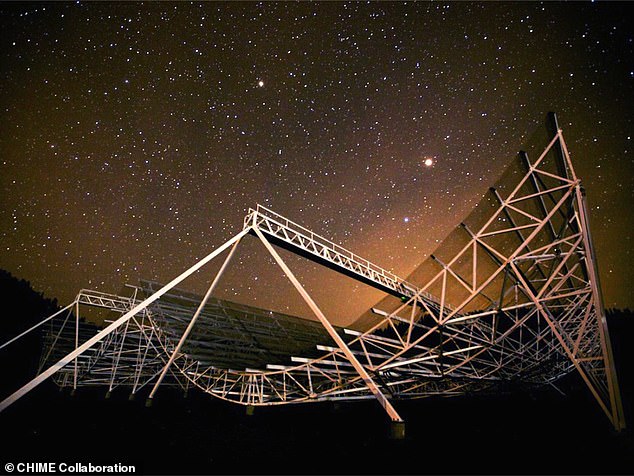 차임 전파망원경의 모습.(사진=차임 컬래버레이션)