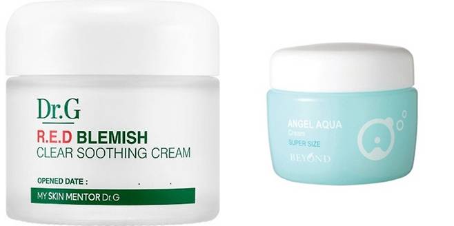 닥터지 ‘레드 블레미쉬 클리어 수딩 크림’, 비욘드 ‘엔젤 아쿠아 크림’
