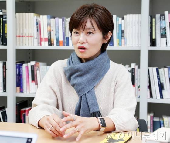 '제3회 한국과학문학상' 중단편 부문에서 소설 '소년시절'로 가작에 당선된 길상효 작가. /사진=김창현 기자