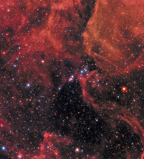 대마젤란은하 내 SN 1987A(정중앙) [NASA/STScI 제공]