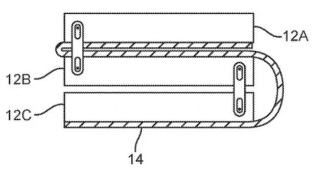 애플이 공개한 특허 기술 중에는 세 번 접는 디스플레이도 있다. (사진=씨넷)