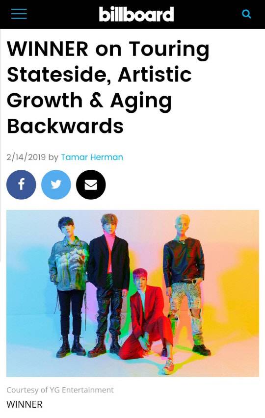 사진=빌보드 화면