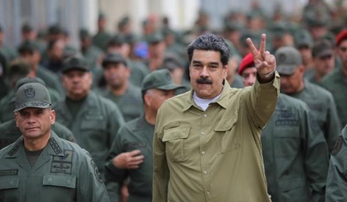 니콜라스 마두로 베네수엘라 대통령은 구호물자 반입을 막기 위해 21일(현지시간) 브라질 국경을 폐쇄하겠다고 밝혔다. [브라질 뉴스포털 UOL]