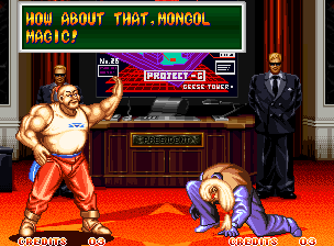 용호의권 킹 : 바텐더, 테무진 : 막노동꾼