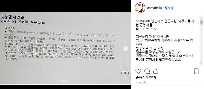 (사진=윤지오 인스타그램 캡처)