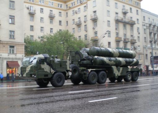 S-400 지대공 미사일 발사차량의 모습(사진=아시아경제DB)