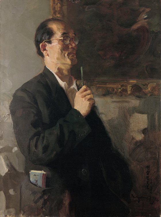 변월룡이 그린 '미술사학자 한상진'(1958). [사진 학고재]
