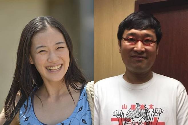 ▲ 아오이 유우(왼쪽)과 야마사토 료타가 결혼했다. 출처|영화 '오버 더 펜스' 스틸, 야마사토 료타 인스타그램