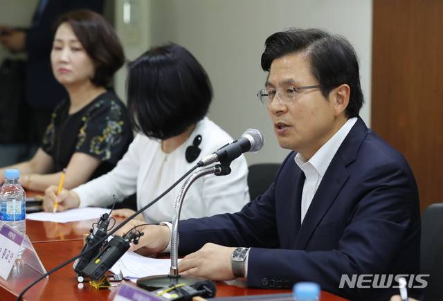 【성남=뉴시스】고승민 기자 = 자유한국당 황교안 대표. 2019.06.07.kkssmm99@newsis.com