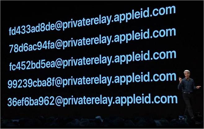 애플 로그인에 제공되는 무작위 이메일 주소