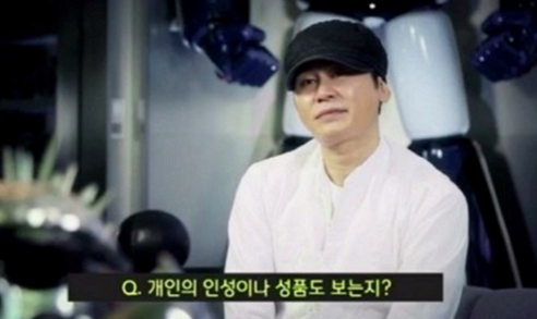 양현석 대표의 당시 인터뷰 모습. /JTBC 캡쳐