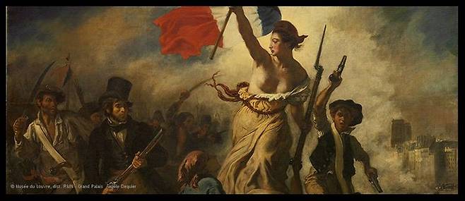 프랑스의 화가 외젠 들라크루아의 작품 '민중을 이끄는 자유의 여신(La liberté guidant le peuple)' (사진=루브르 박물관 소장)
