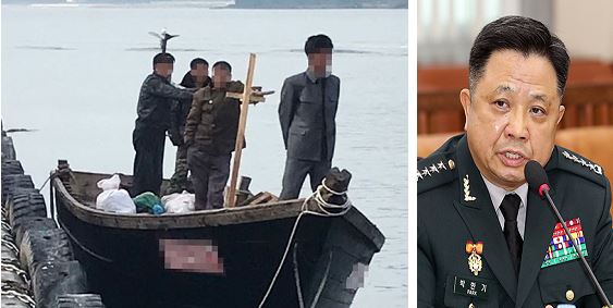 북한 목선이 삼척항에서 발견되기 4일 전인 지난 11일 박한기 합참의장(오른쪽 사진)이 해당 군부대를 찾아 경계 강화를 지시했지만, 군의 대응은 허술했다.