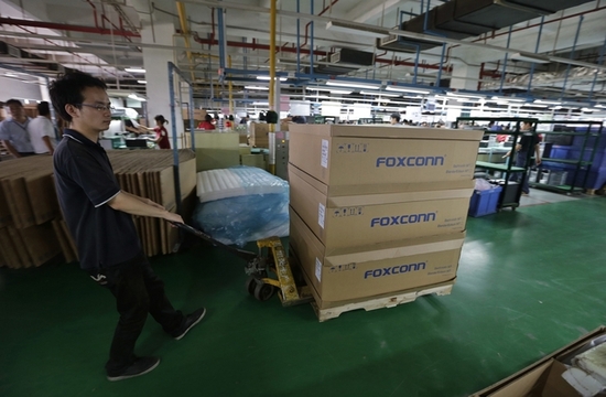 중국 우한시의 폭스콘 생산시설. /사진=로이터