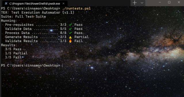 마이크로소프트 스토어에 등록된 윈도 터미널 앱 소개 스크린샷.