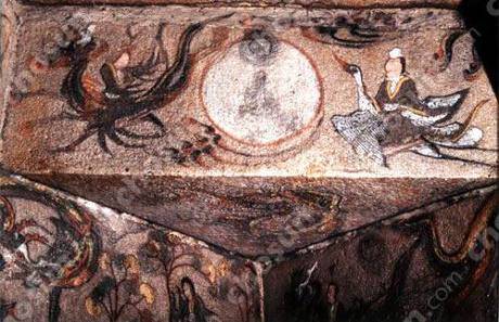 오회분 4호묘 달두꺼비와 선인