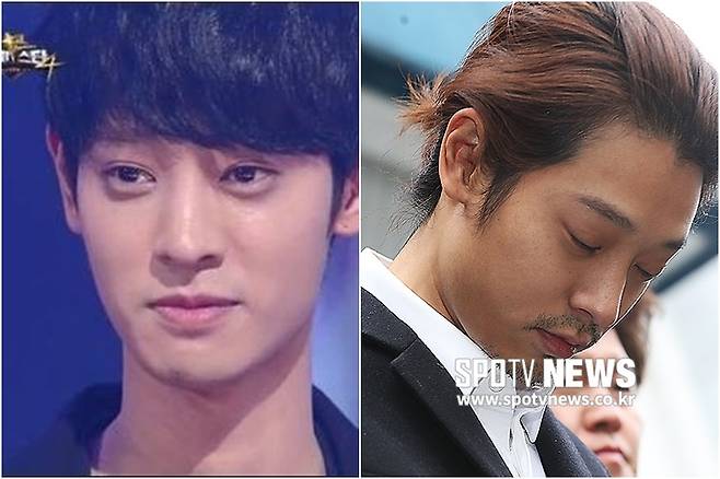 ▲ '슈퍼스타K 4'로 연예계에 발을 들인 정준영이 각종 물의를 빚었다. Mnet '슈퍼스타K 4' 방송화면 캡처(왼쪽), ⓒ곽혜미 기자