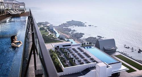 부대시설 1위를 차지한 힐튼 부산.