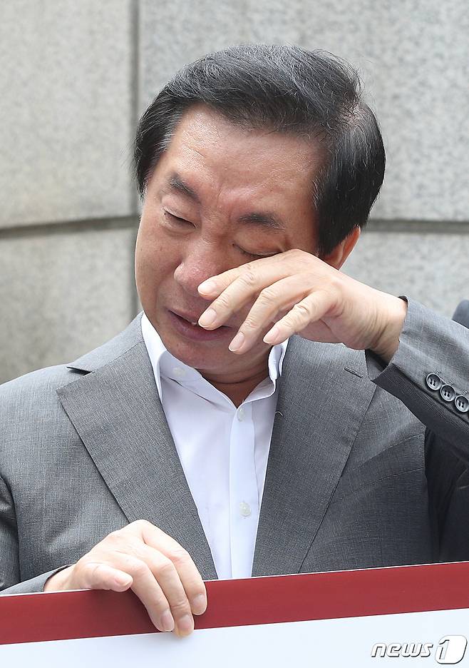 딸의 채용 청탁 의혹으로 재판에 넘겨진 김성태 자유한국당 의원. /뉴스1 DB © News1 신웅수 기자