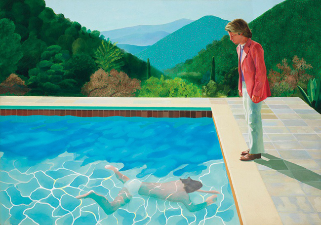 Portrait of an Artist (Pool with Two Figures) (1972)