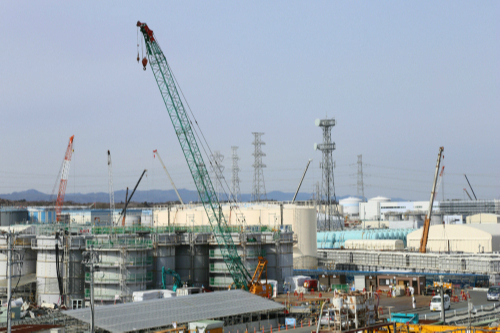 폐로 작업이 진행 중인 후쿠시마(福島) 제1원전의 전경. 후쿠시마 원전을 운영하는 도쿄전력은 폐로까지 앞으로 30~40년은 더 걸릴 것이라고 예상했다. 연합뉴스