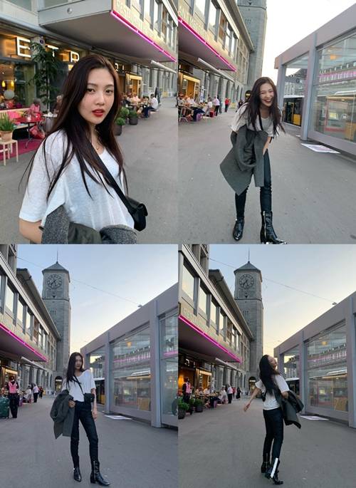 레드벨벳 조이가 스위스에서의 근황을 공개했다. 사진=조이 인스타그램