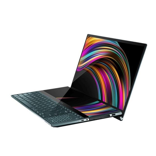 에이수스가 지난달 국내에 출시한 듀얼 터치스크린을 탑재한 노트북 ‘젠북 프로 듀오’./에이수스 제공
